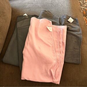 Pink and Gray hot yoga mat towels soft thin beach pool muslin